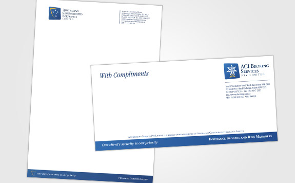 With Compliments and Letterhead Layout