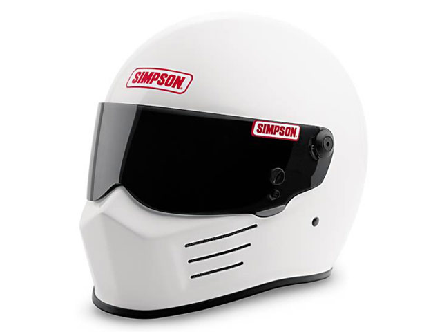 Simpson Bandit Helmet in White